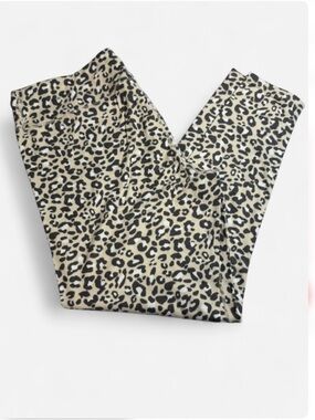 Simply Threads Leopard Print Leggings Size 1X